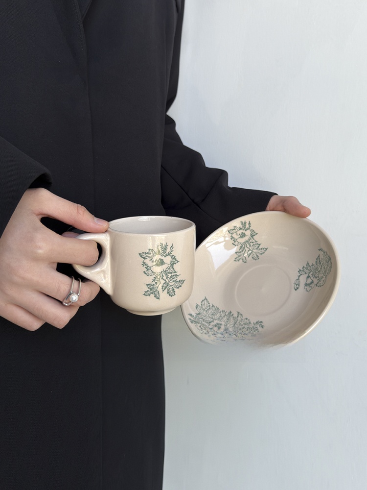 Coffee Tea Green - Лимитированная серия: винтажная керамическая чашка для