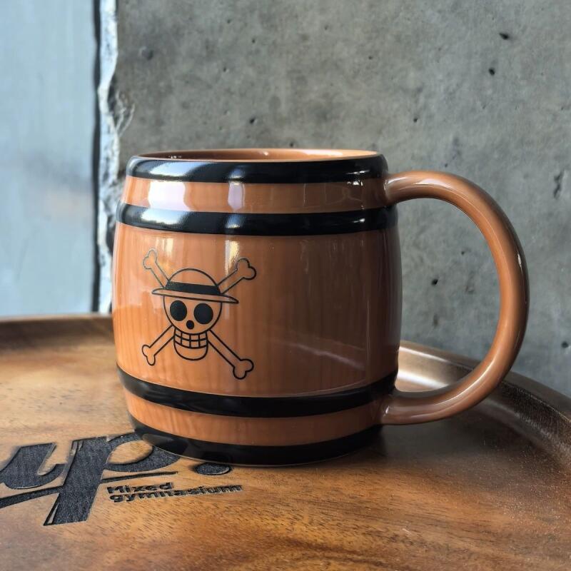 Coffee Y Tea - Керамическая кружка One Piece с соломенной