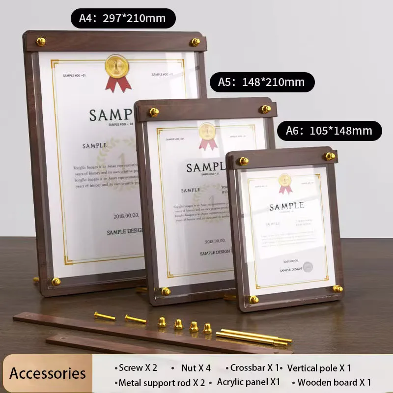 Coffee Tea Menu - Настольная рекламная подставка из акрила с
