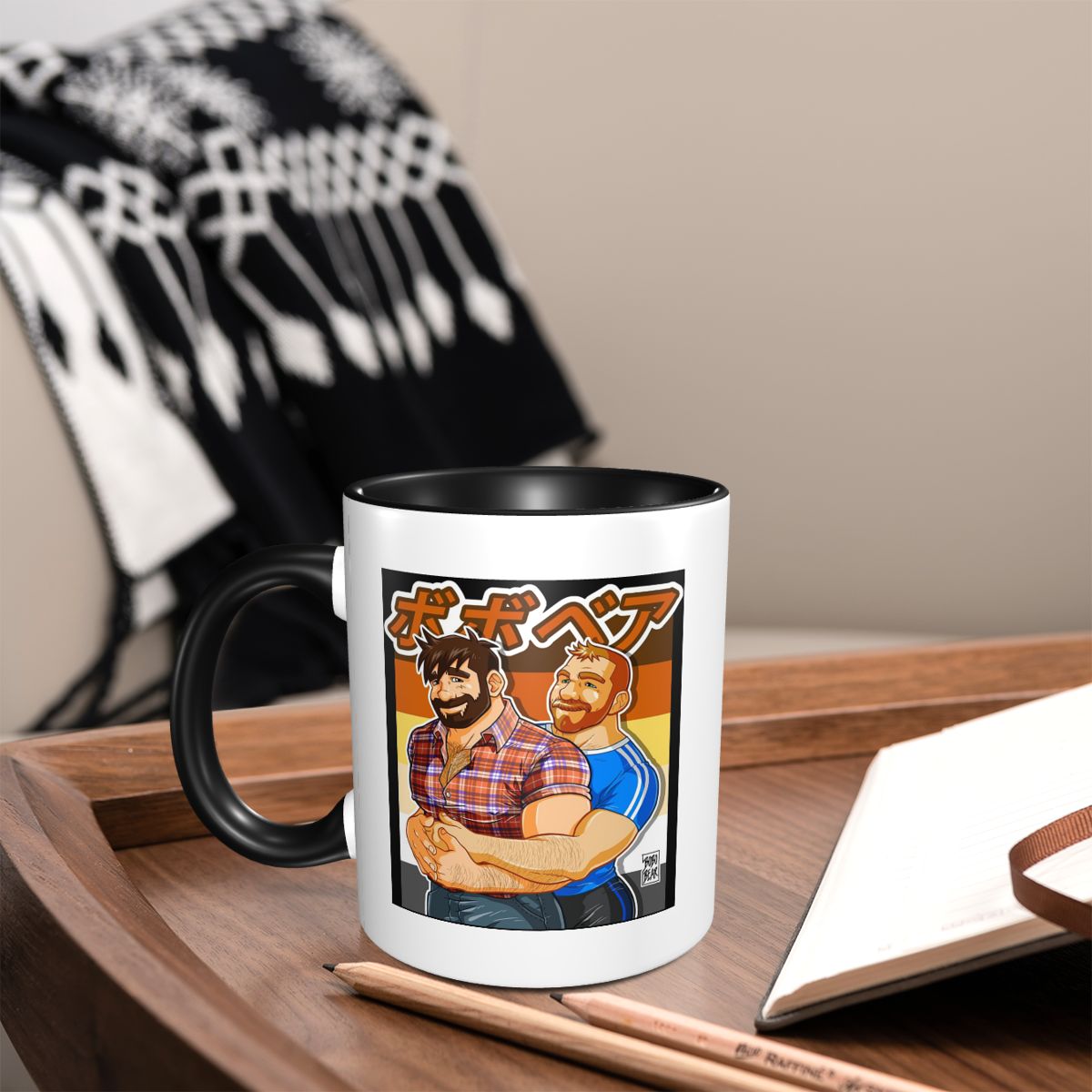 Coffee Tea Like - Керамическая кружка с изображением медведей Бобо,
