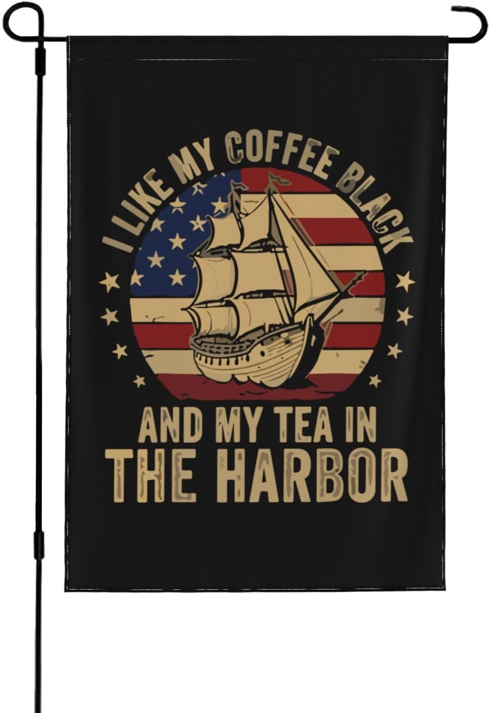 Coffee Tea Like - Флаг для сада «Я люблю чёрный