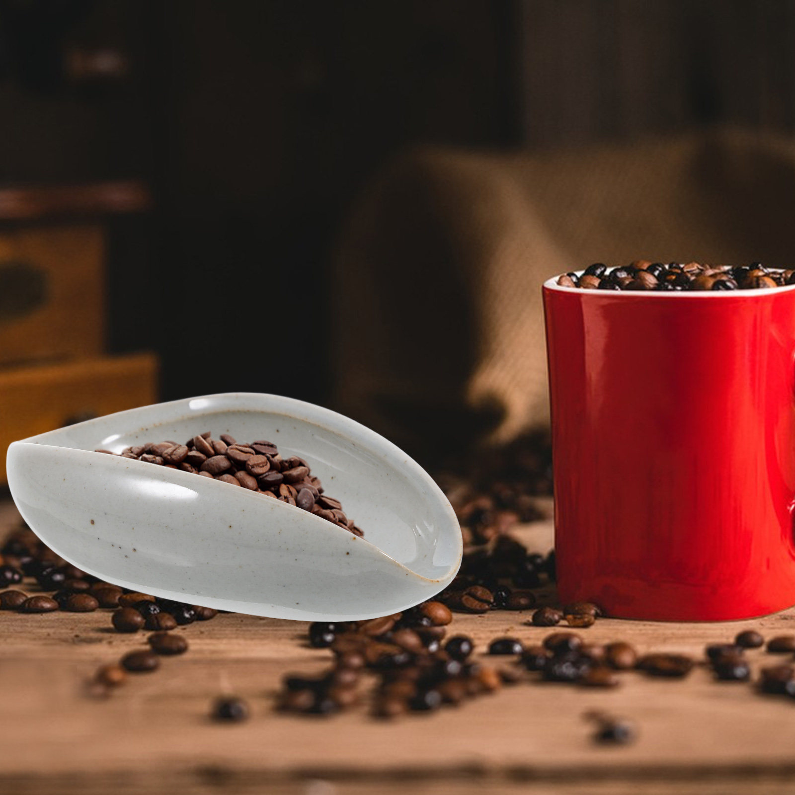 Керамический лоток для дозиров – обзор и цена Coffee Tea Bean Leaf