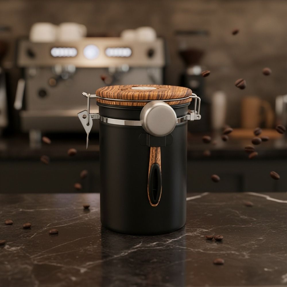 Контейнер для хранения кофейны – обзор и цена Coffee Tea Bean Leaf