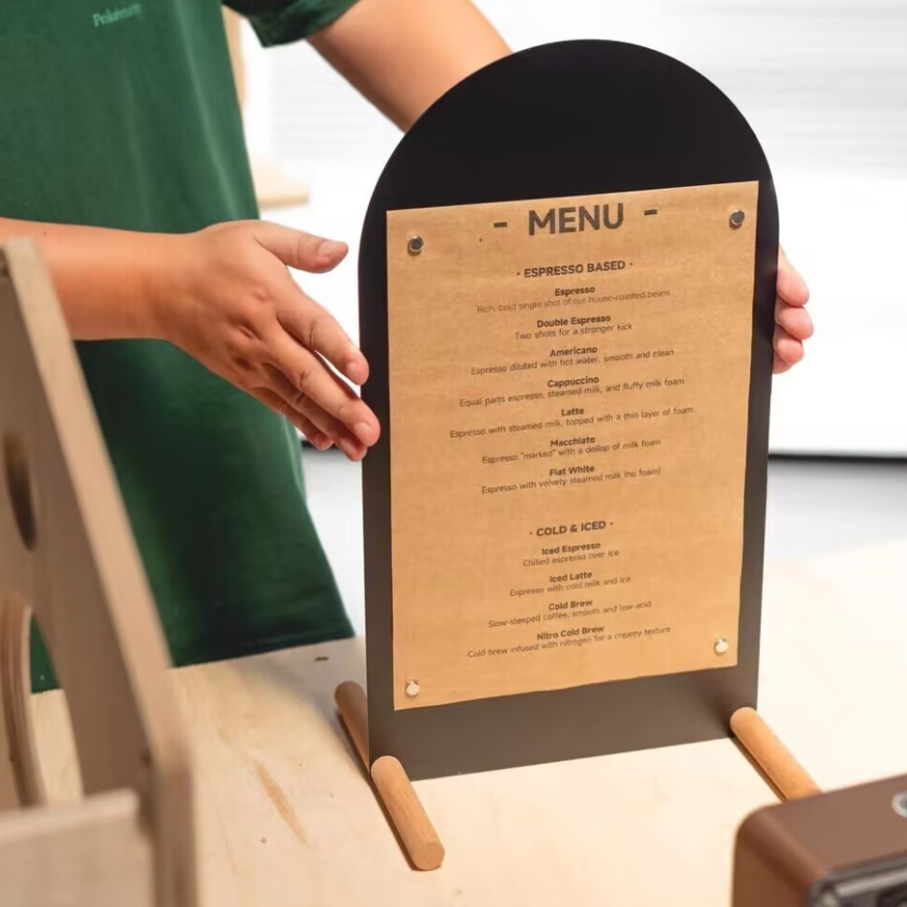 1 шт. A4 металлическая подстав – обзор и цена Coffee Tea Menu