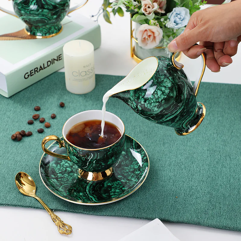 Кофейная чашка из костяного фа – обзор и цена Coffee Tea Green