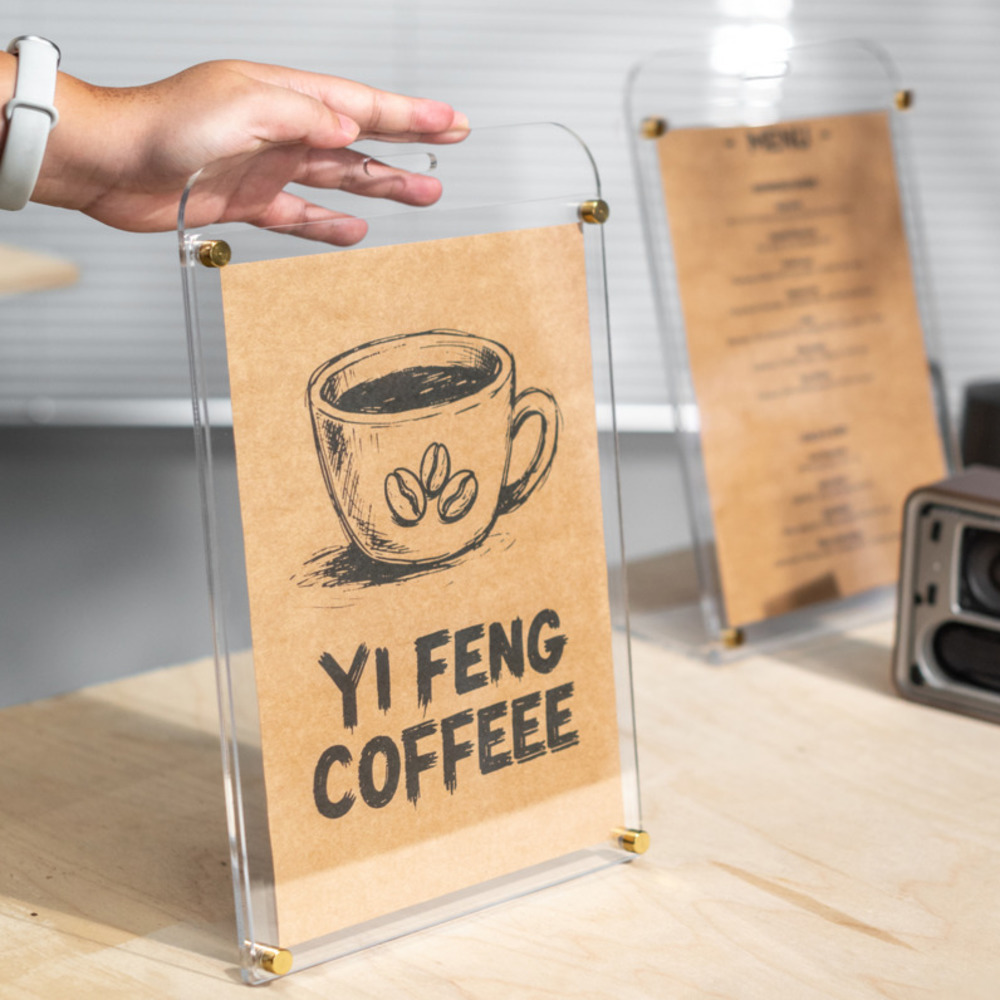 1 шт. подставка формата А4, пр – обзор и цена Coffee Tea Menu