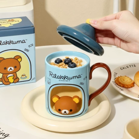 Керамическая кружка с крышкой, – обзор и цена Coffee Y Tea
