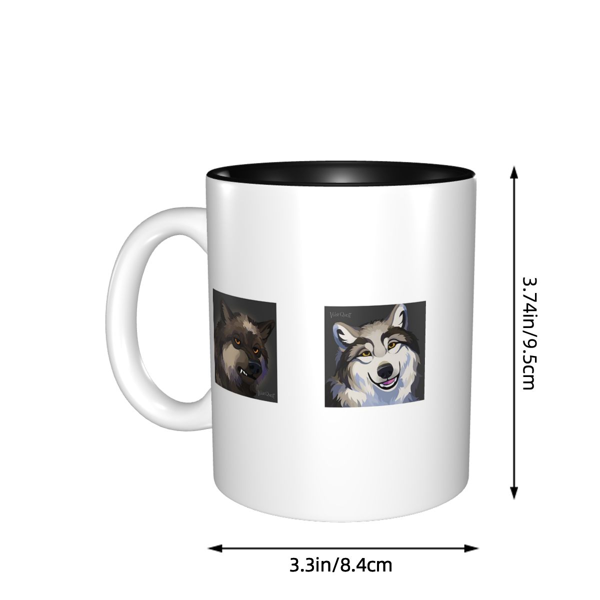 Кружка WolfQuest Morning Face, – обзор и цена Morning Tea Coffee