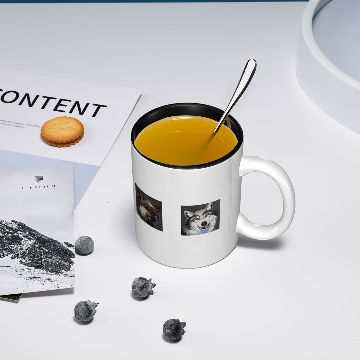 Кружка WolfQuest Morning Face, – обзор и цена Morning Tea Coffee