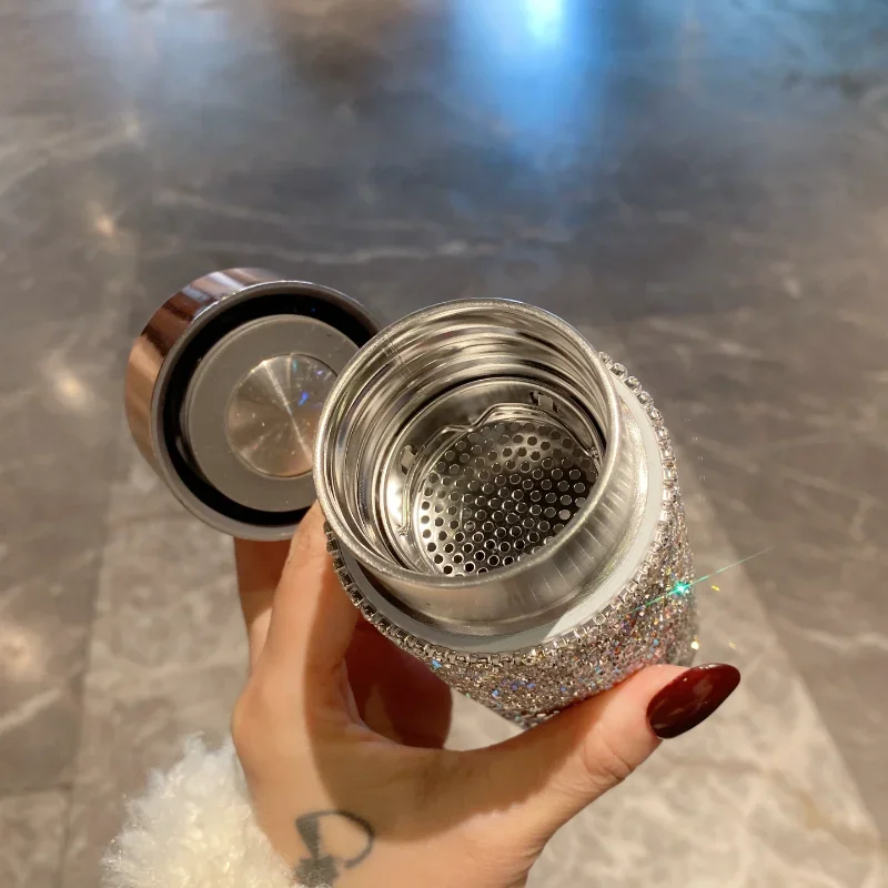 Блестящий портативный термос с – обзор и цена Coffee Tea Bottle