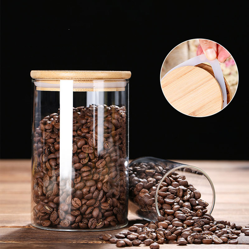 Стеклянные банки для хранения  – обзор и цена Coffee Tea Bean Leaf
