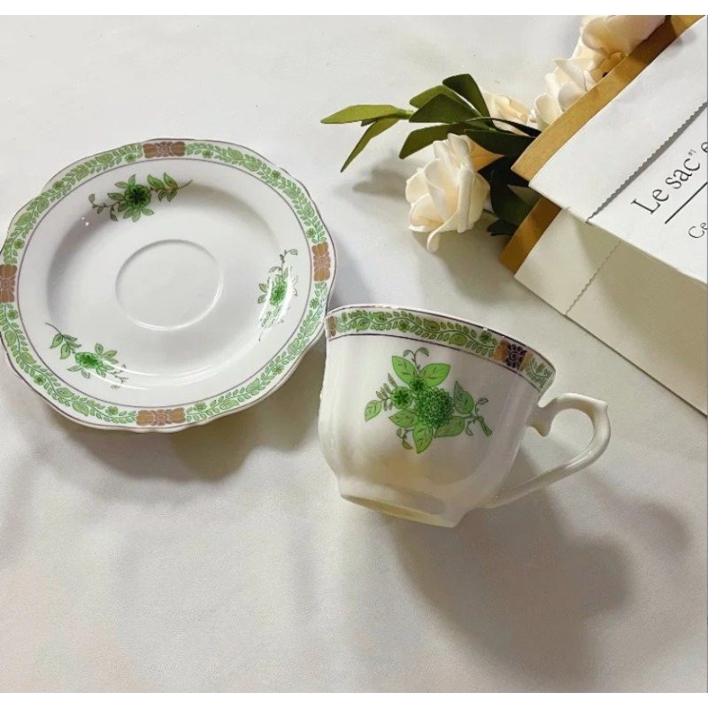 Винтажный зеленый фарфоровый ч – обзор и цена Coffee Tea Green