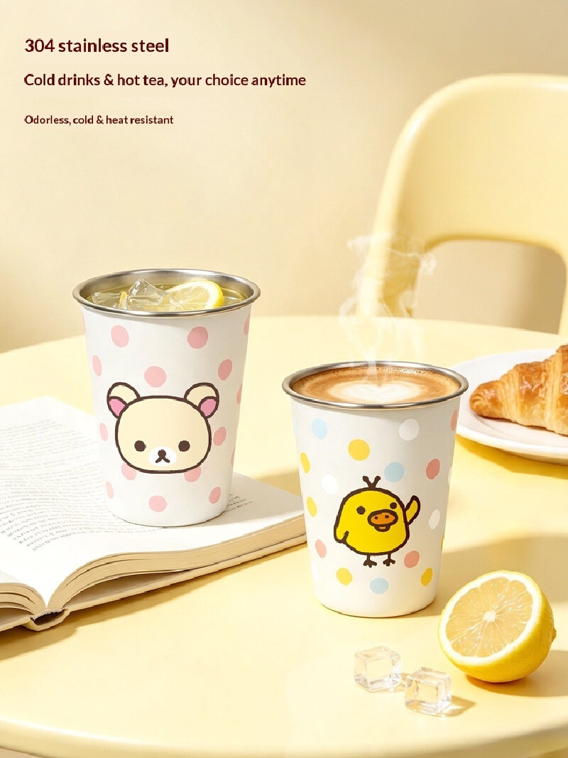 Кавайная кружка из нержавеющей – обзор и цена Coffee Tea Japan