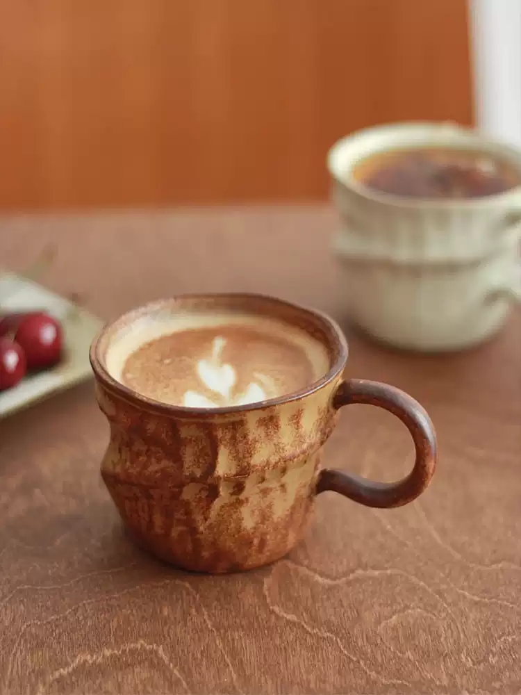 Винтажная керамическая кружка  – обзор и цена Morning Tea Coffee