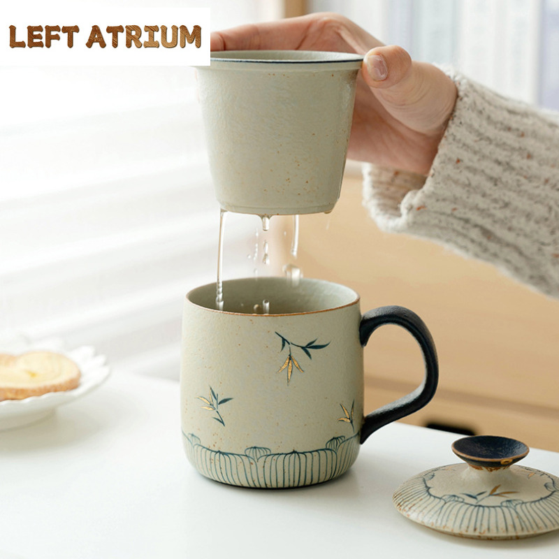 430 мл Ретро синий и белый кре – обзор и цена Coffee Tea Mugs