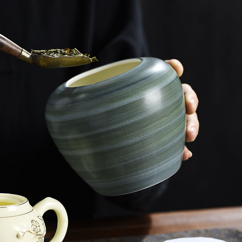 Керамическая банка для чайных  – обзор и цена Coffee Tea Bean Leaf
